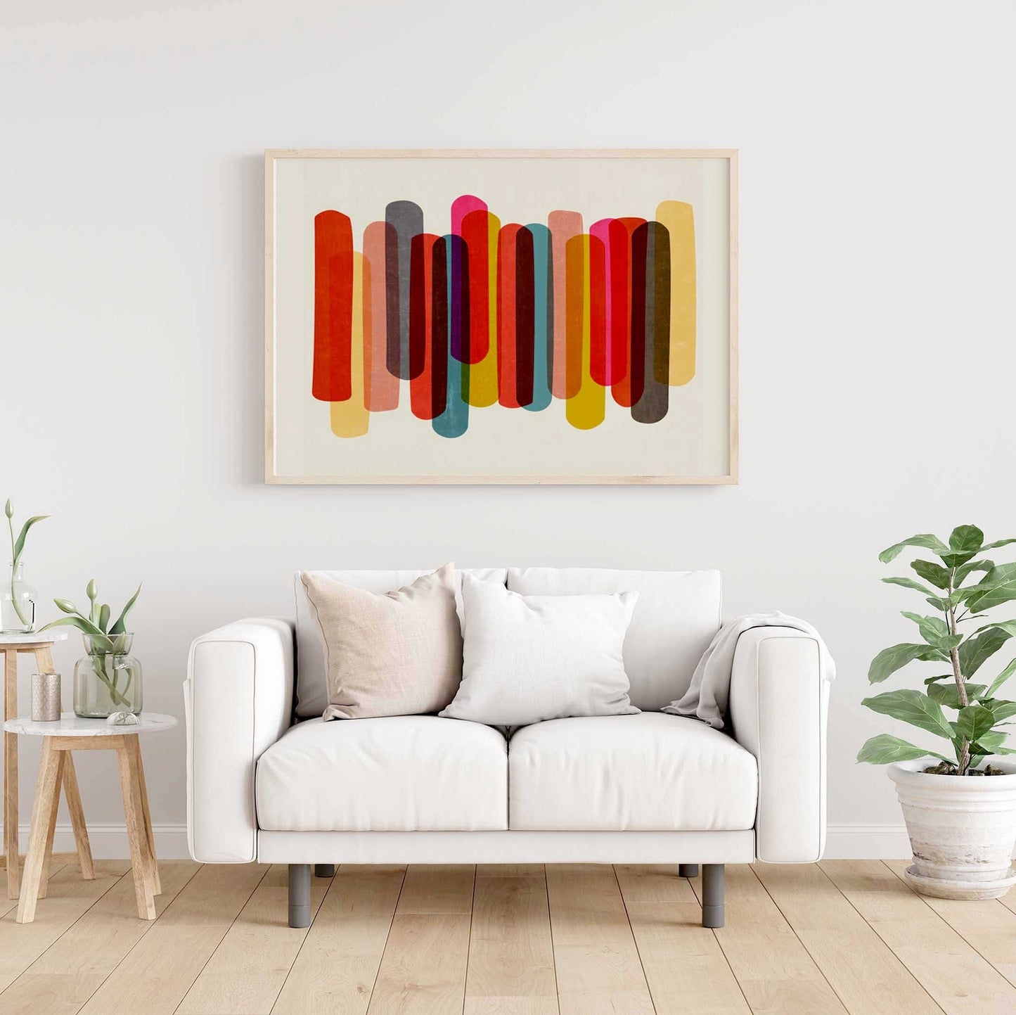 Bold Large Colorful Abstract Art Print