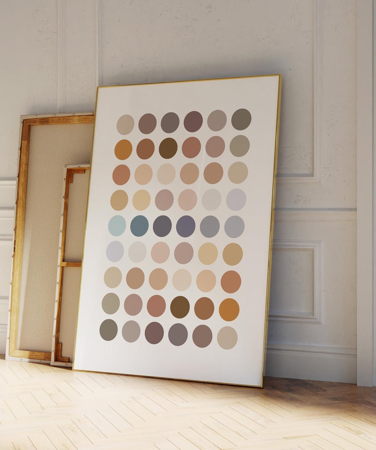 Gorgeous Pastel Polka Dots Art Print