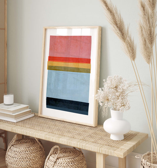 Cool Modern Abstract Wall Art Print