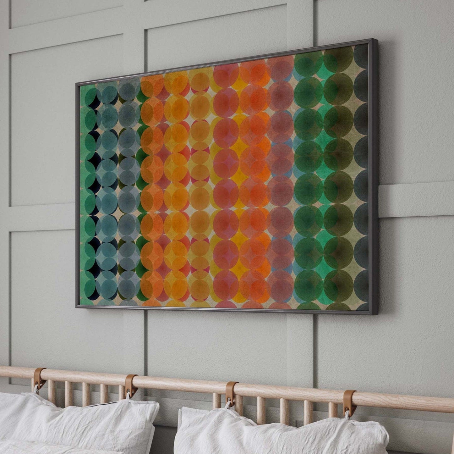 Large Cool Abstract Colorful Wall Art Print