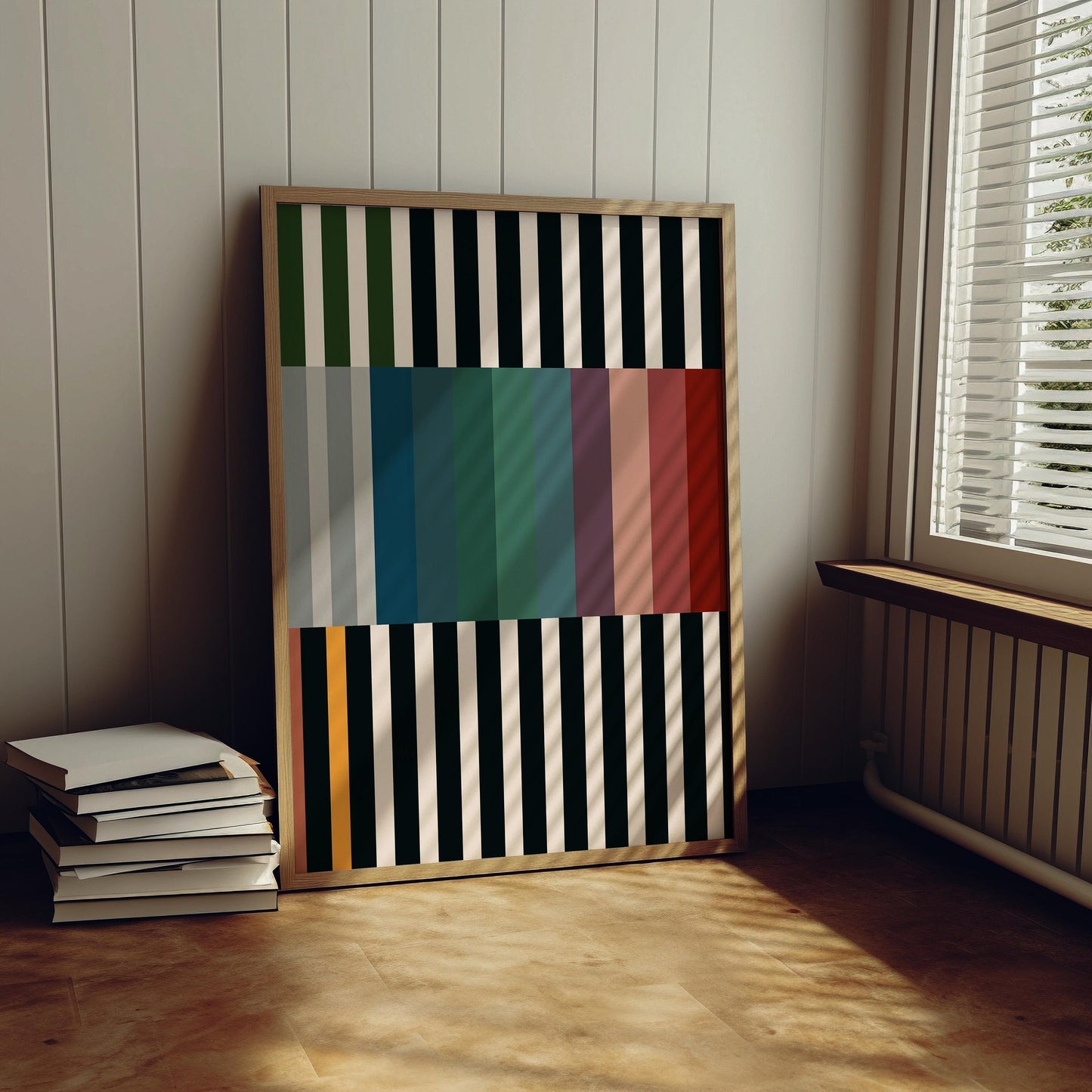 Set of 4 Colorful Abstract Gallery Art Prints