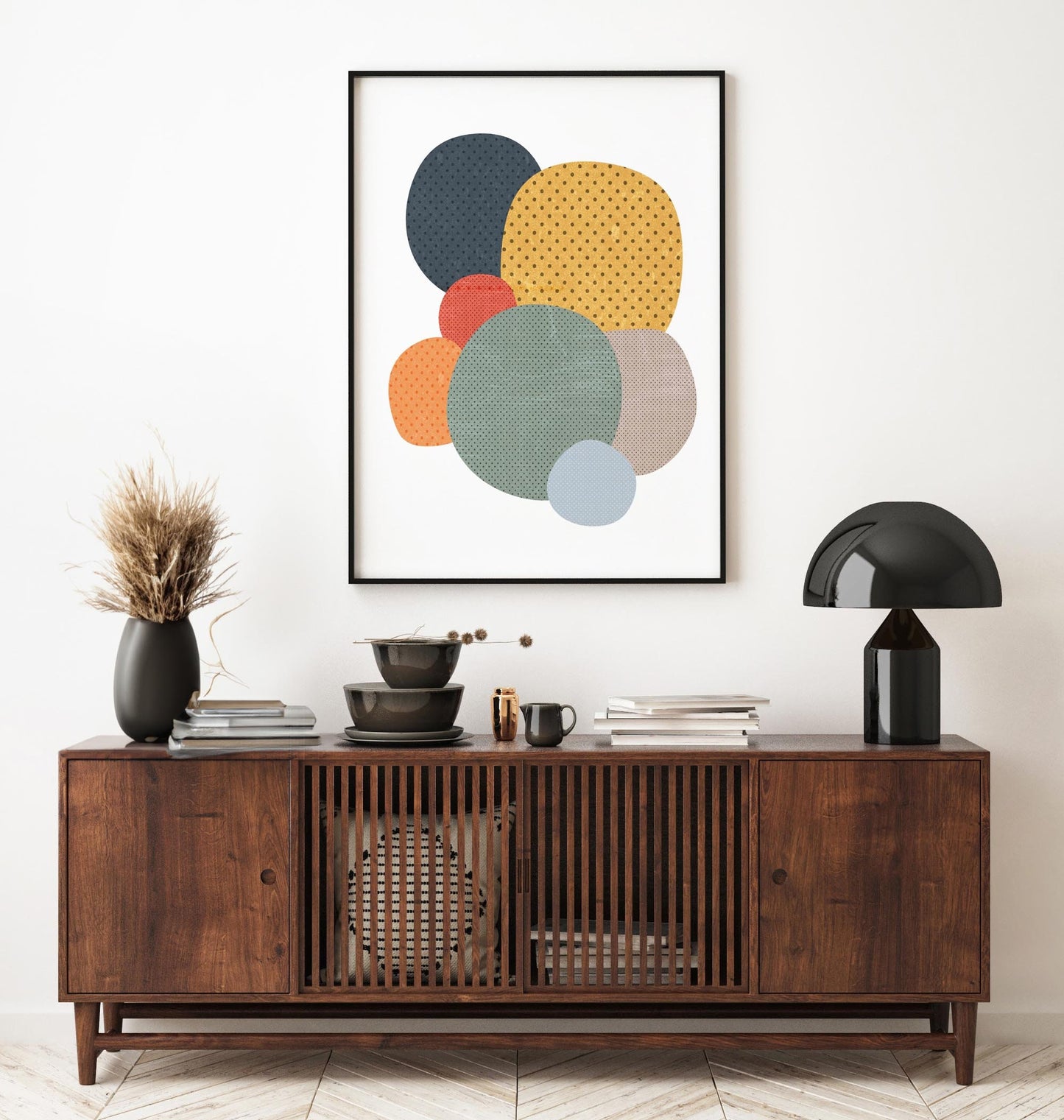 Cute Scandinavian Abstract Art Print