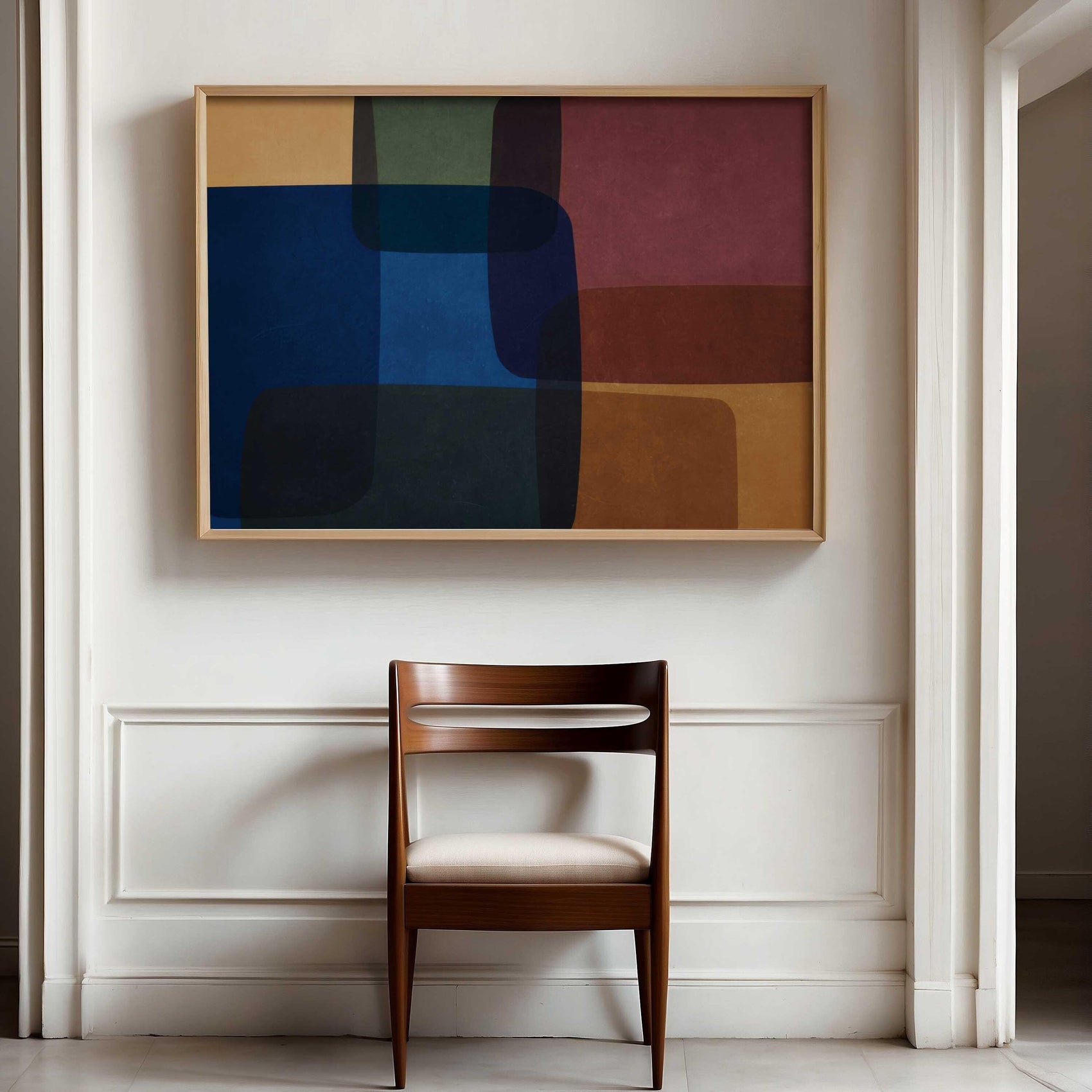 Bold Colorful Abstract Art Modern Print