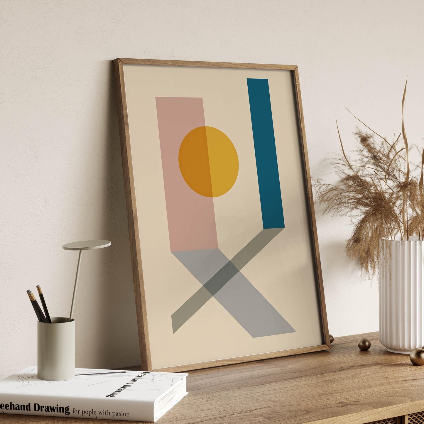 Set of 2 Boho Modern Geometric Prints