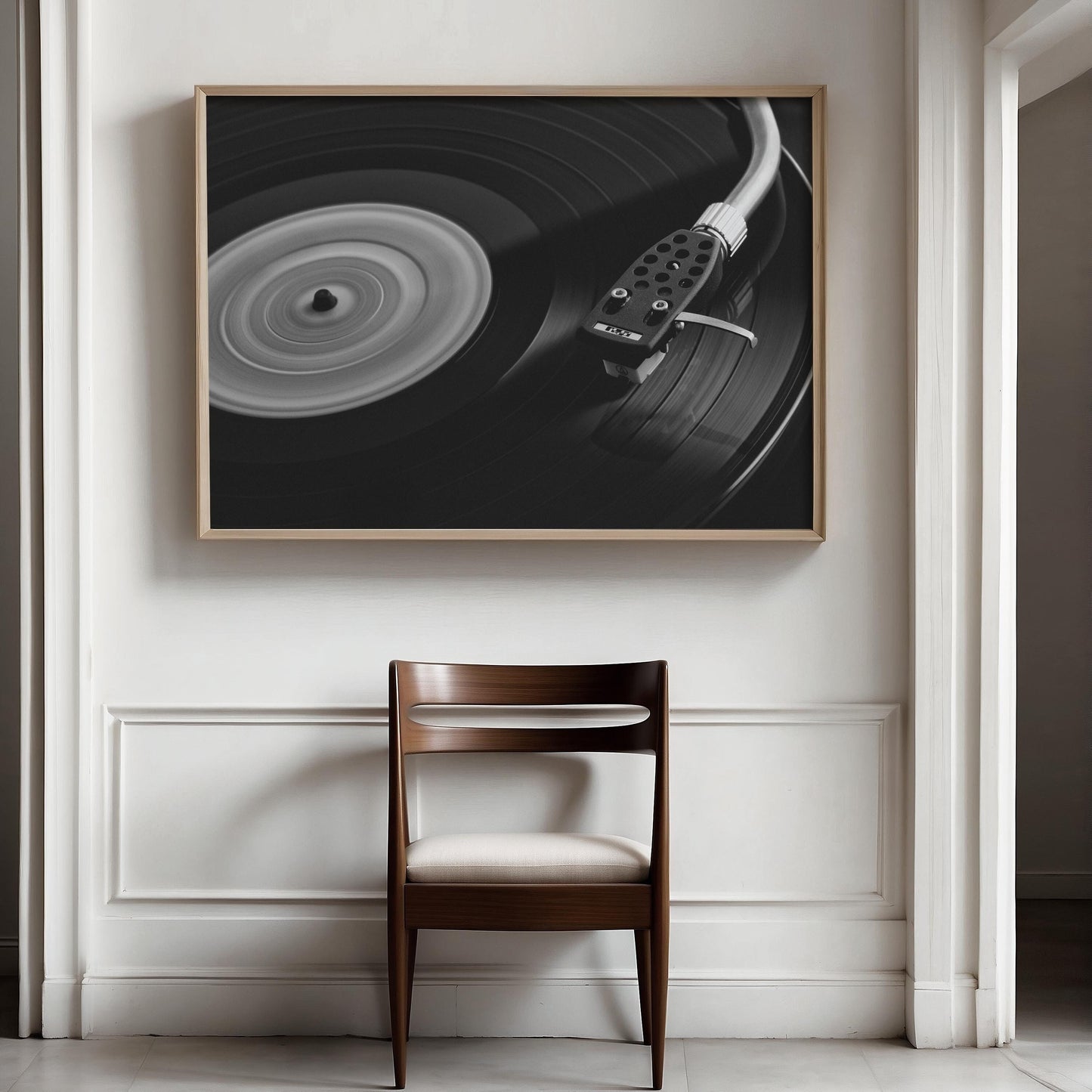 Cool Vinyl Record Player Photographic Art Print