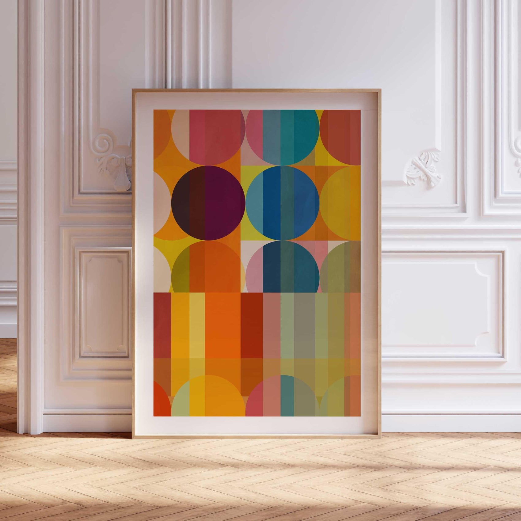 Fun Bright Abstract Art Print