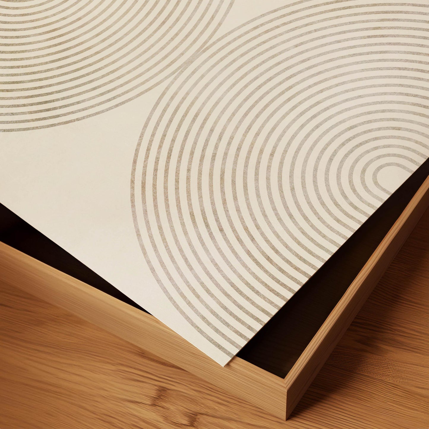 Set of 3 Minimal Boho Line Art Prints - Neutral Geometric Wall Art for Modern Interiors