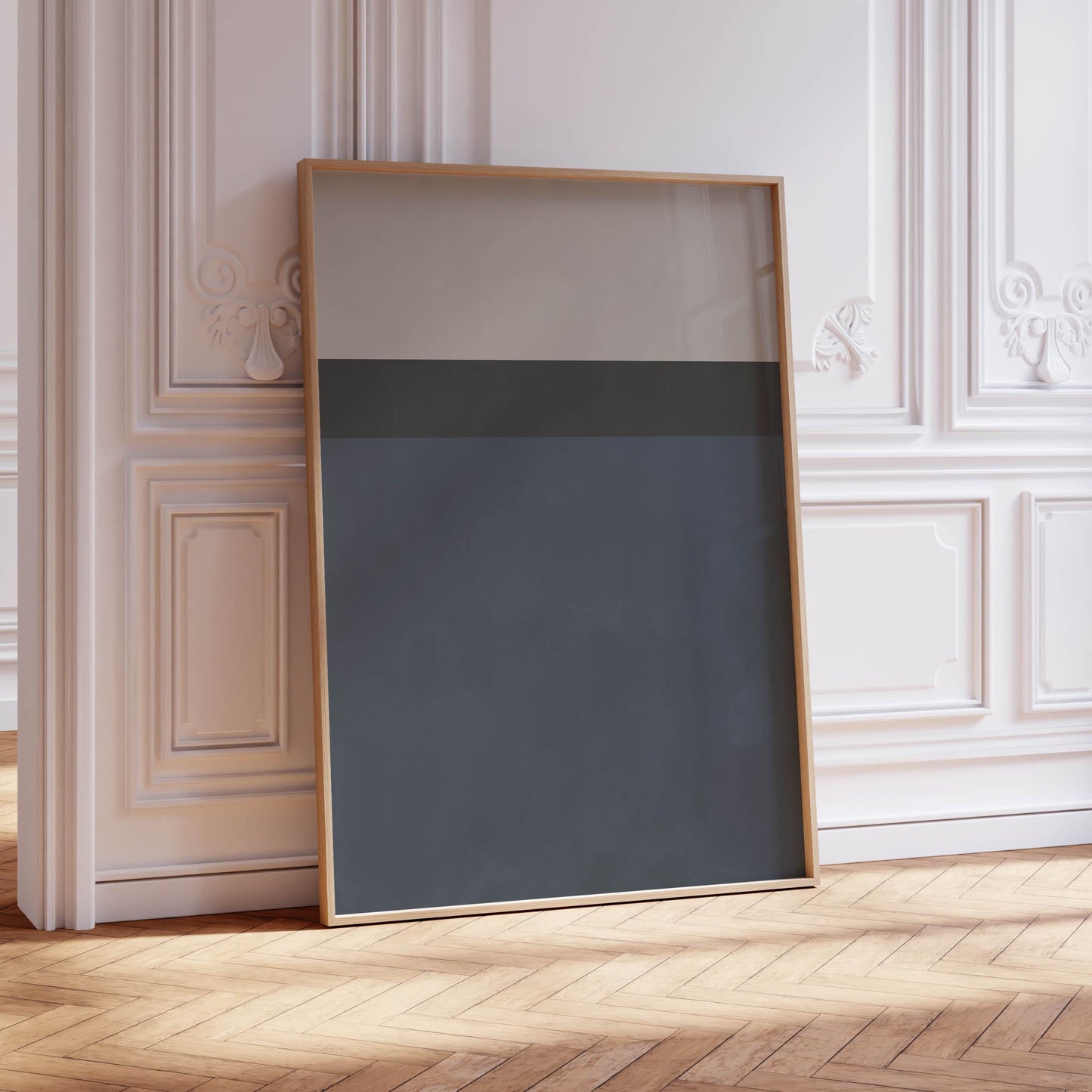 Set of 3 Color Block Abstract Prints - Colorful Modern Minimalist Decor