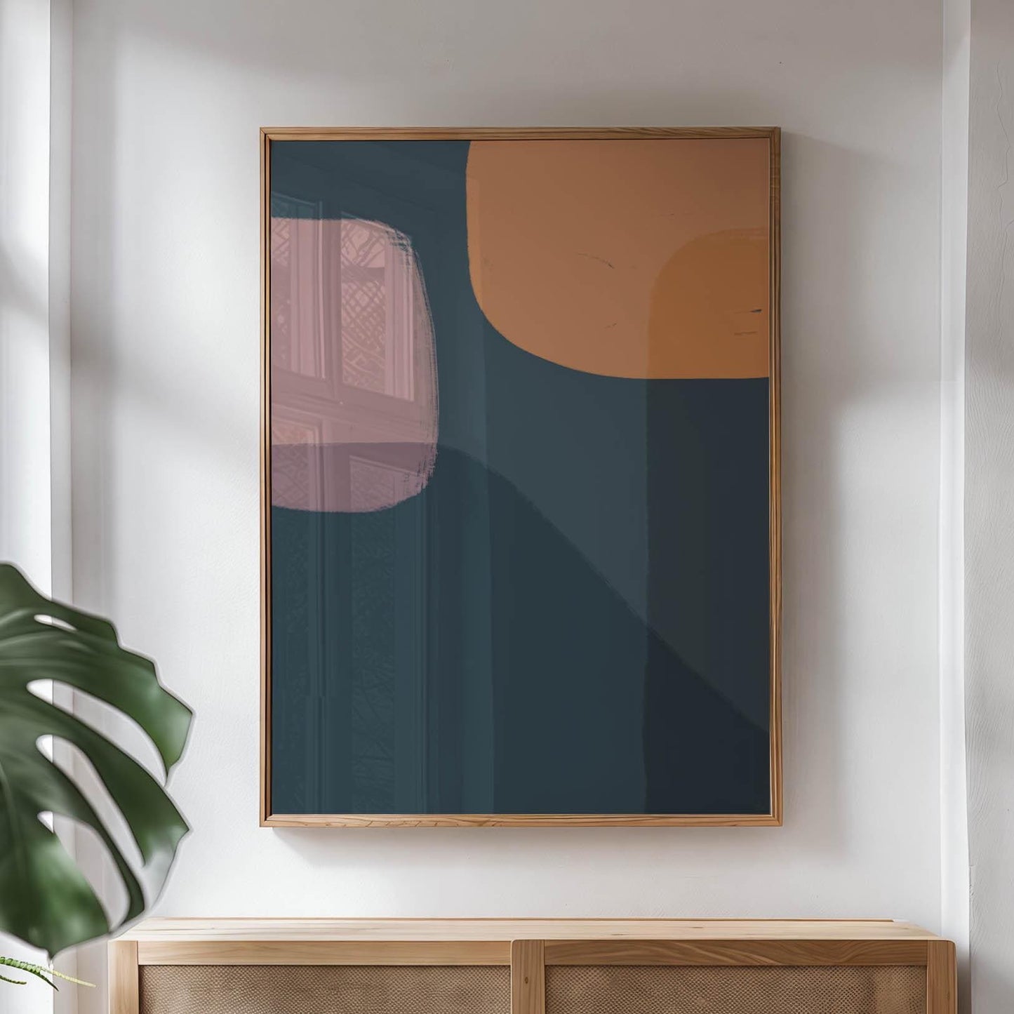 Set of 3 Abstract Painting Prints - Modern Boho Wall Art