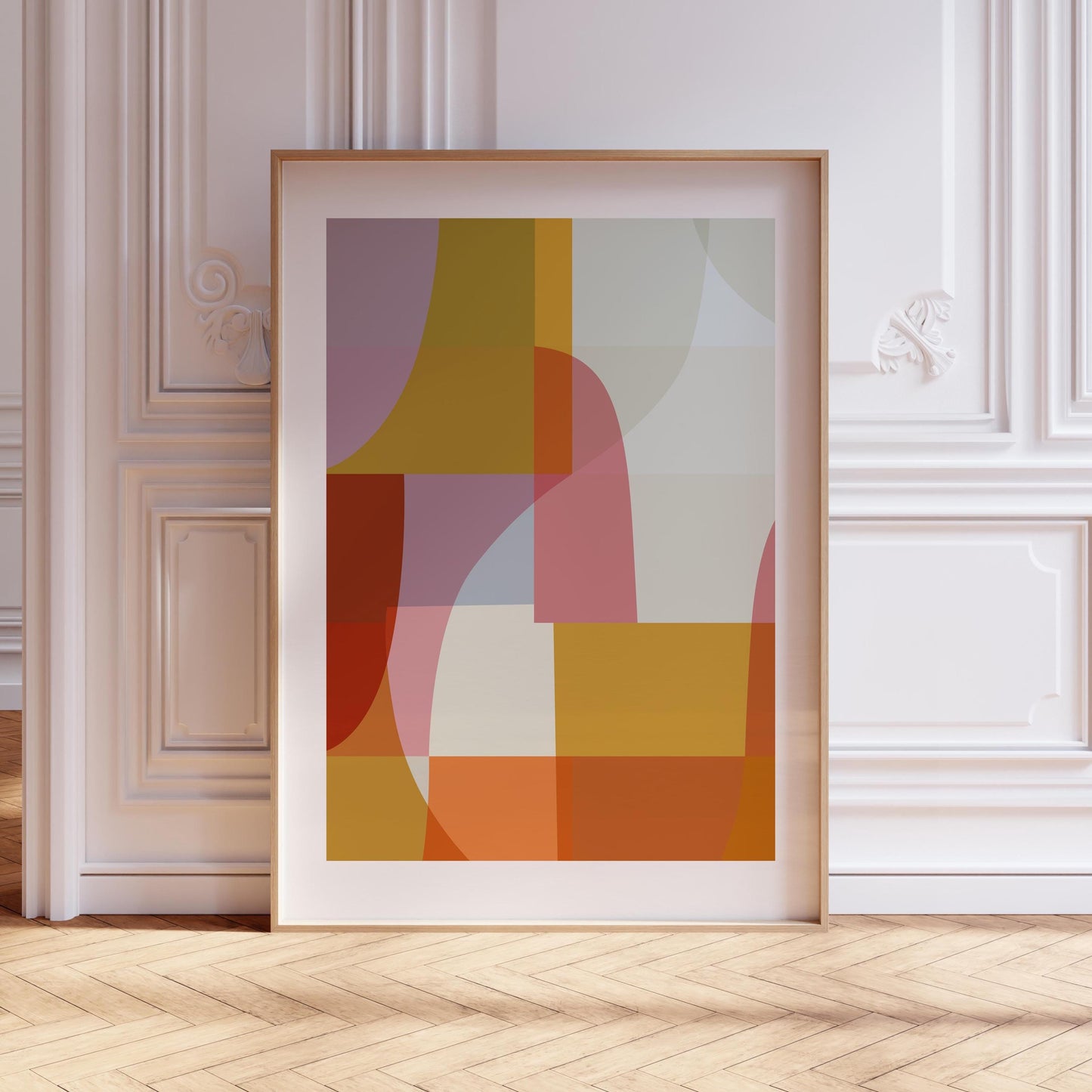 Set of 3 Bright Abstract Art Prints